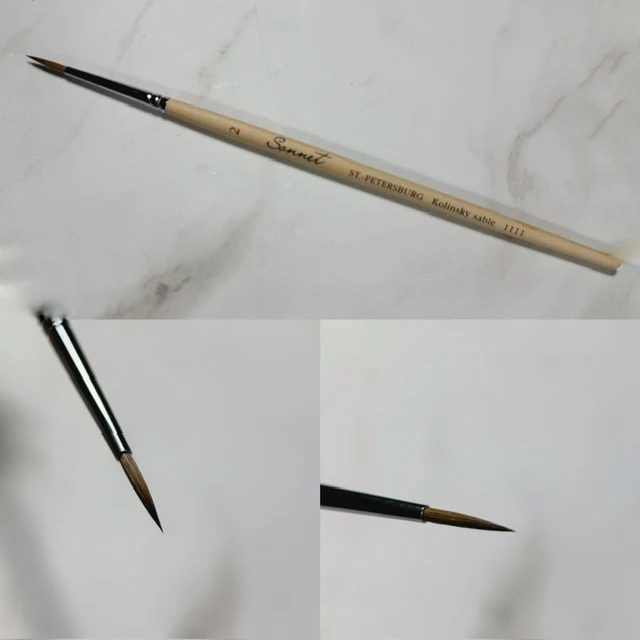 Sonnet Pinsel für Nailart 1111 Gr. 2 Kolinsky Sable (Echthaar)