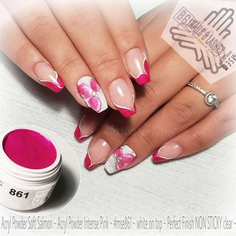 #861 Premium-EFFEKT Color Gel 5ml Pink leichter schimmer