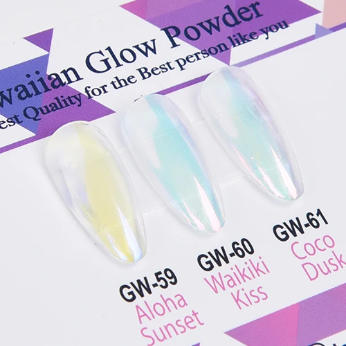 ICEGEL Hawaiian glow chrome nail powder