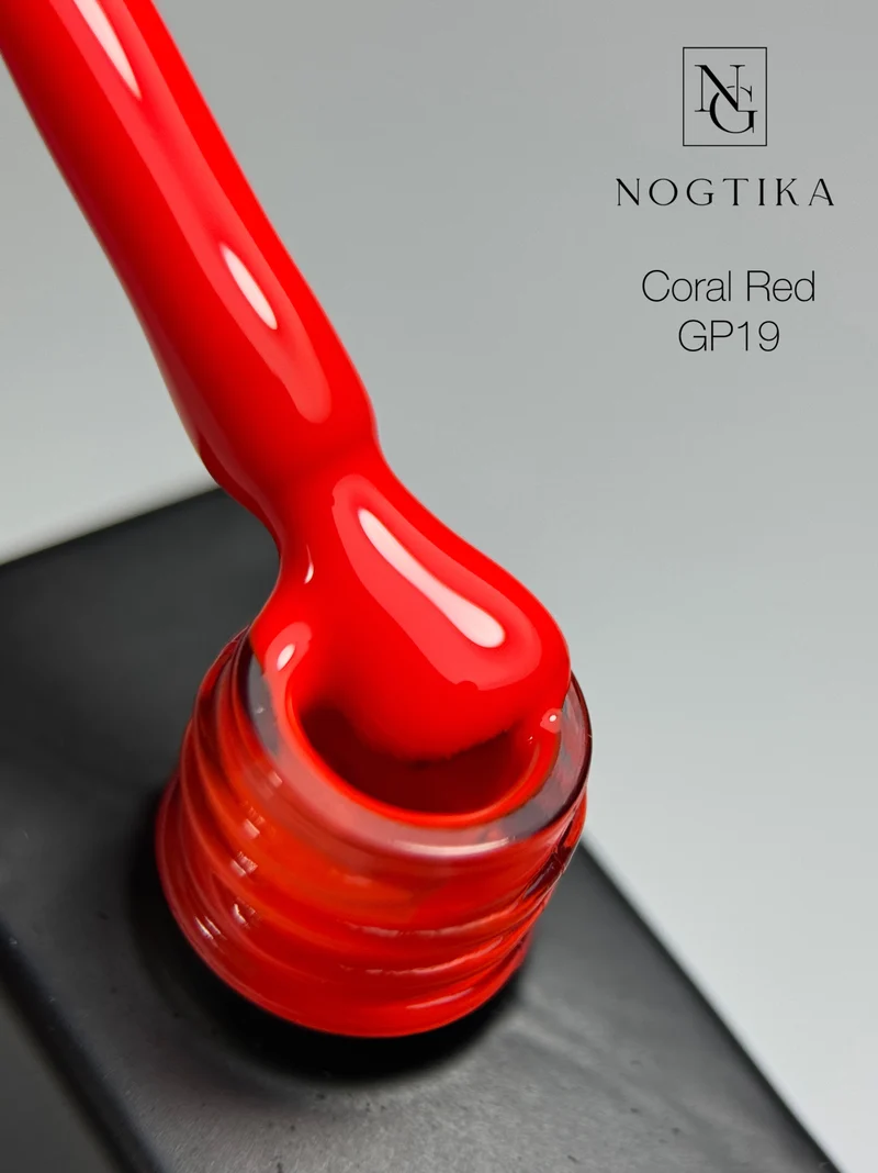 Gel Polish # 19 Coral Red (12ml) TPO-free