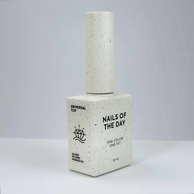 UNIVERSAL - Top Coat (No Wipe, Minimum UV) 10ml NAILS OF THE DAY