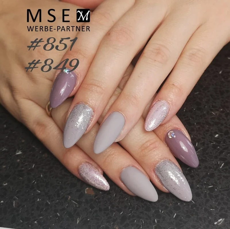 #849 Premium-EFFEKT Color Gel 5ml Violettt mit Schimmer