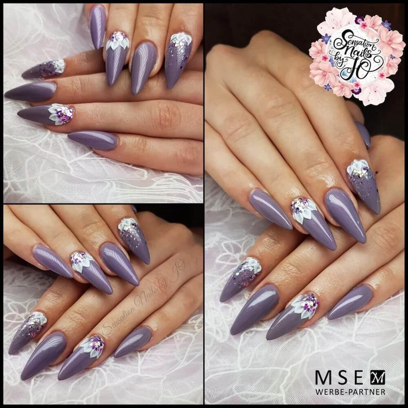 #849 Premium-EFFEKT Color Gel 5ml Violettt mit Schimmer
