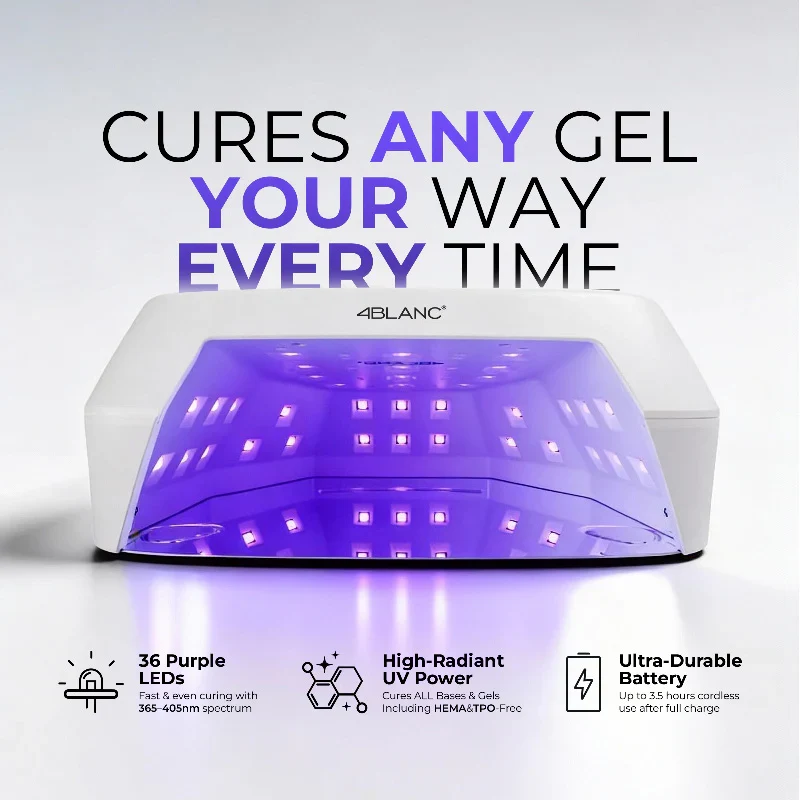 4BLANC® SMART UV-LED-Nagellampe kabellos