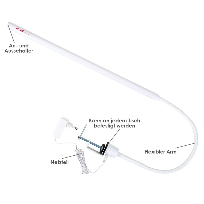 Arbeitsplatzleuchte Flexi LED 2.0 - weiß