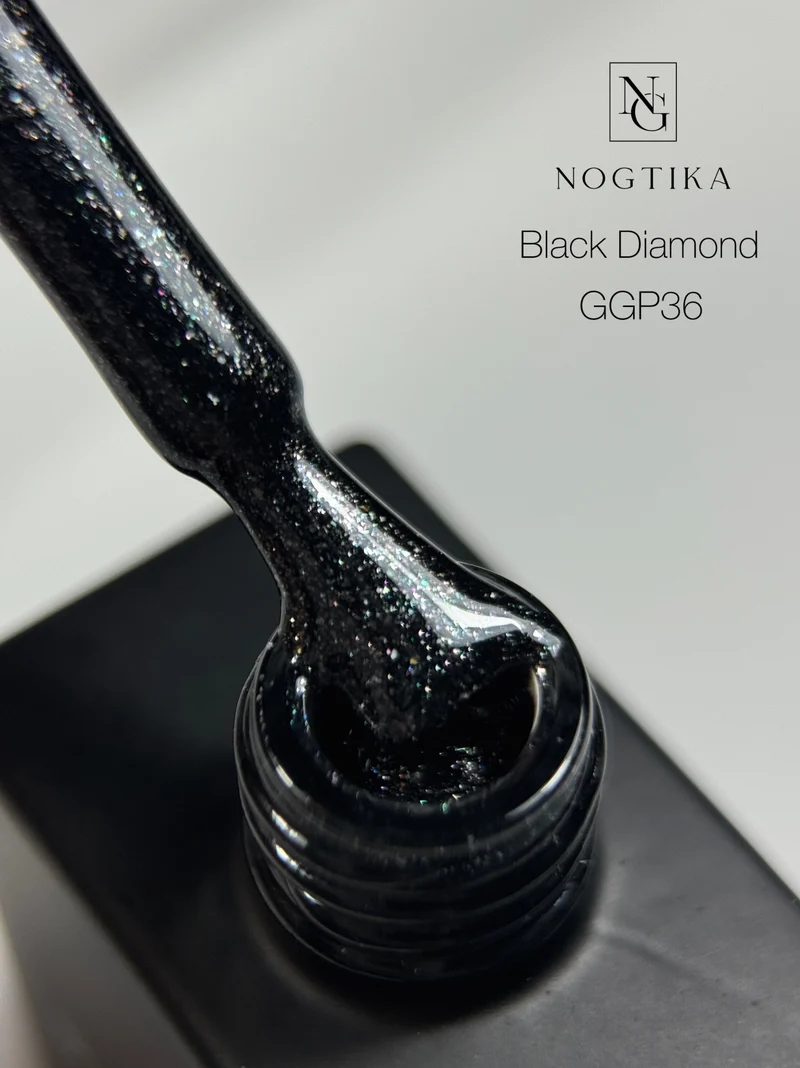Glitter Gel Polish # 36 Black Diamond (12ml) TPO-free