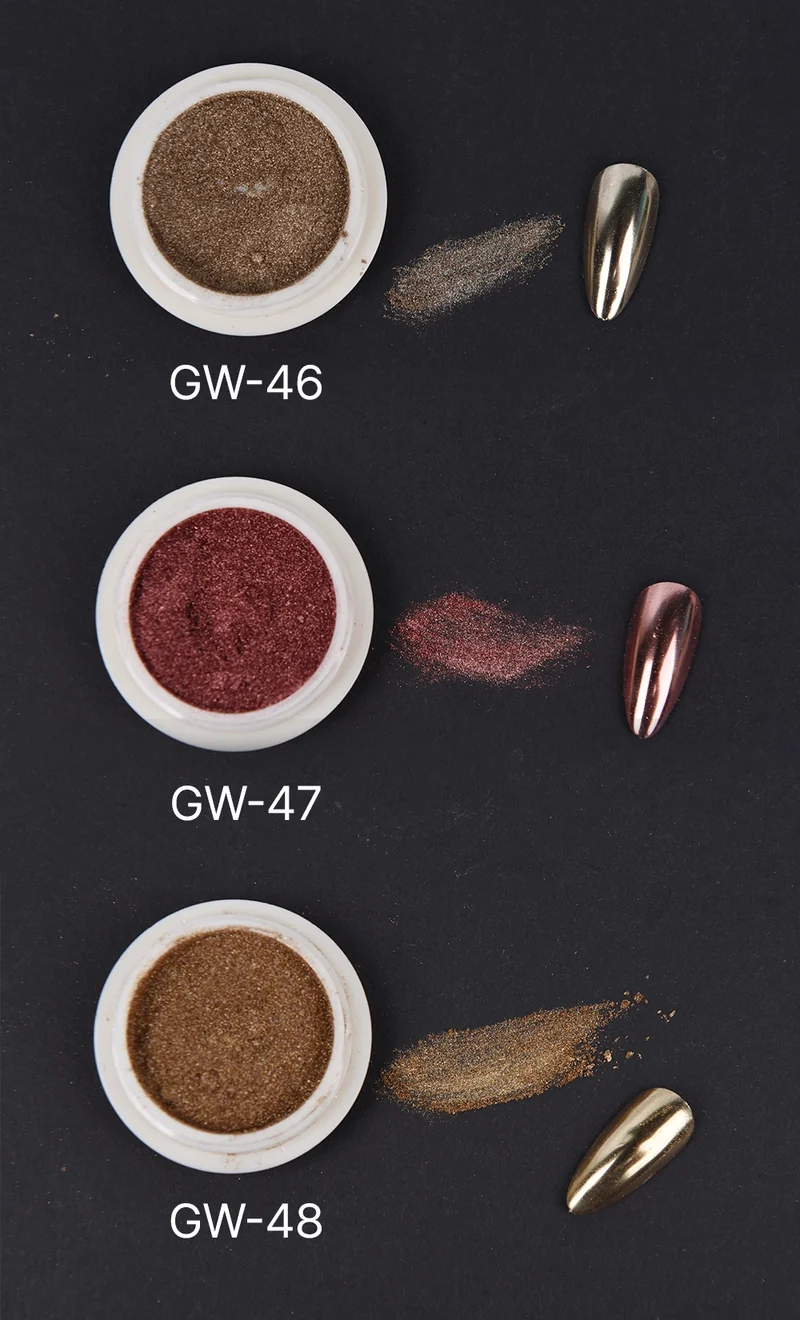 ICEGEL Velvet Chrome Powder GW46 ~ GW48