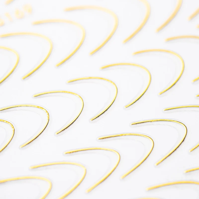Gold - FRENCH FOIL Aufkleber