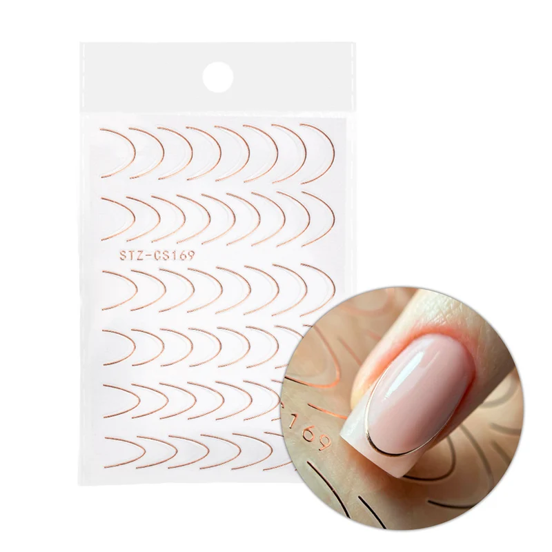 Rose Gold - FRENCH FOIL Aufkleber