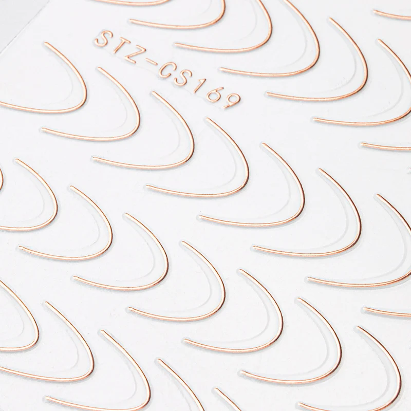 Rose Gold - FRENCH FOIL Aufkleber