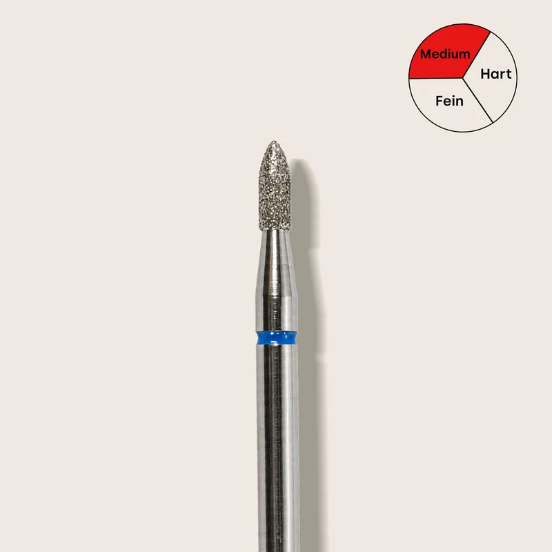 Nagelfräser Diamant Bit Flamme medium