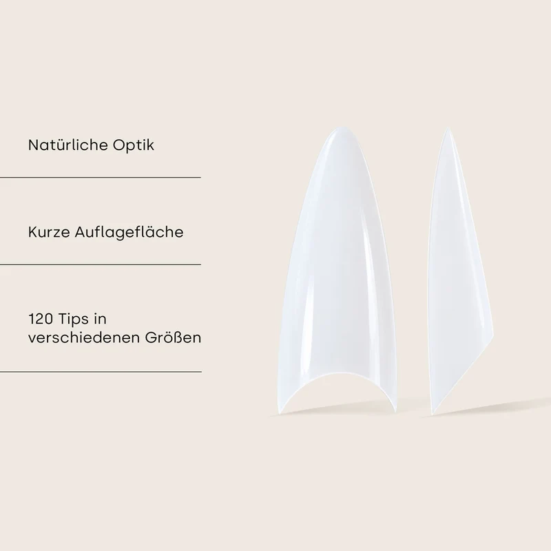Tipkasten Stiletto Natur 120St.