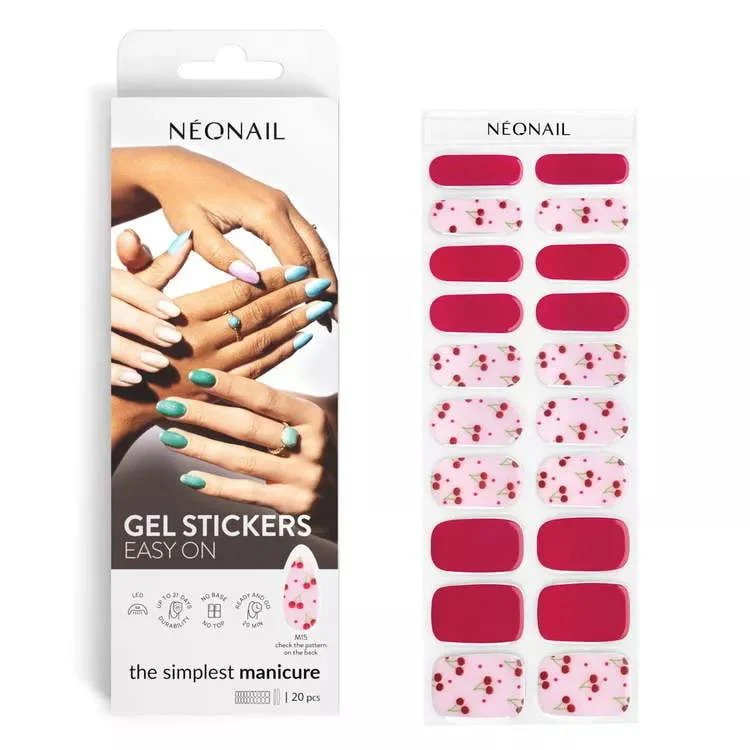 M15 - GEL STICKERS EASY ON (Gel Wraps) NEONAIL