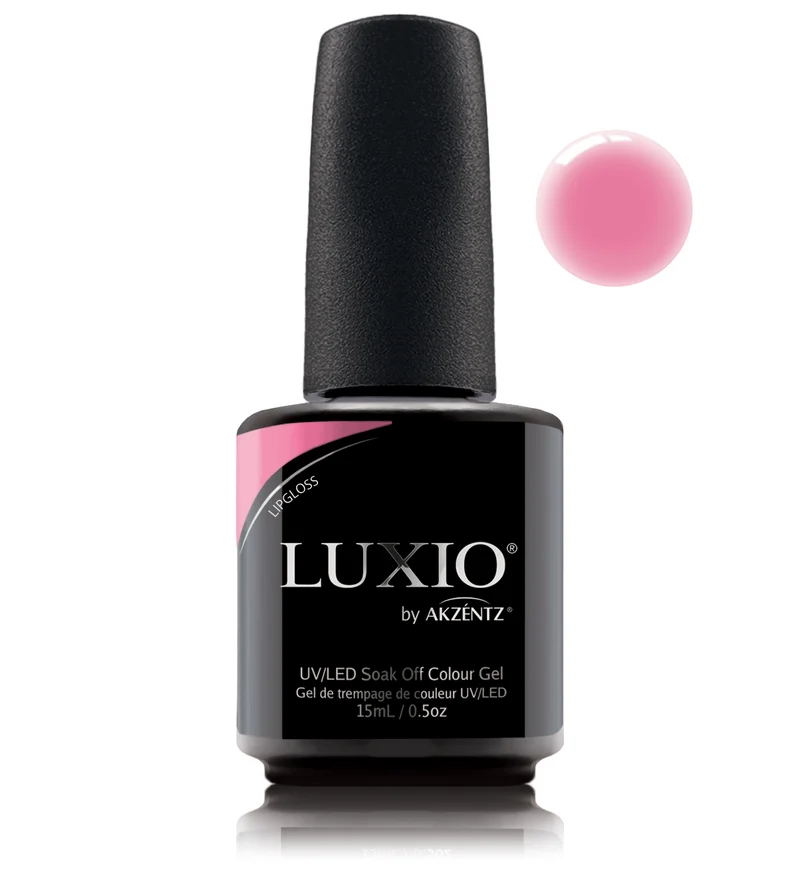 Luxio Lipgloss Pink gel nail polish