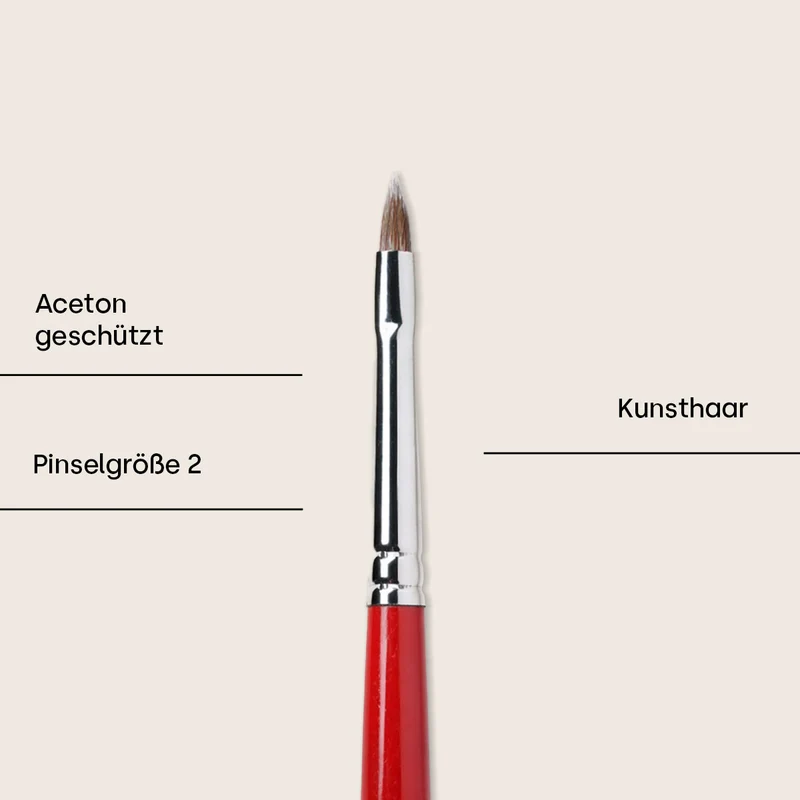 Gel-Pinsel Gr.2, Katzenzunge