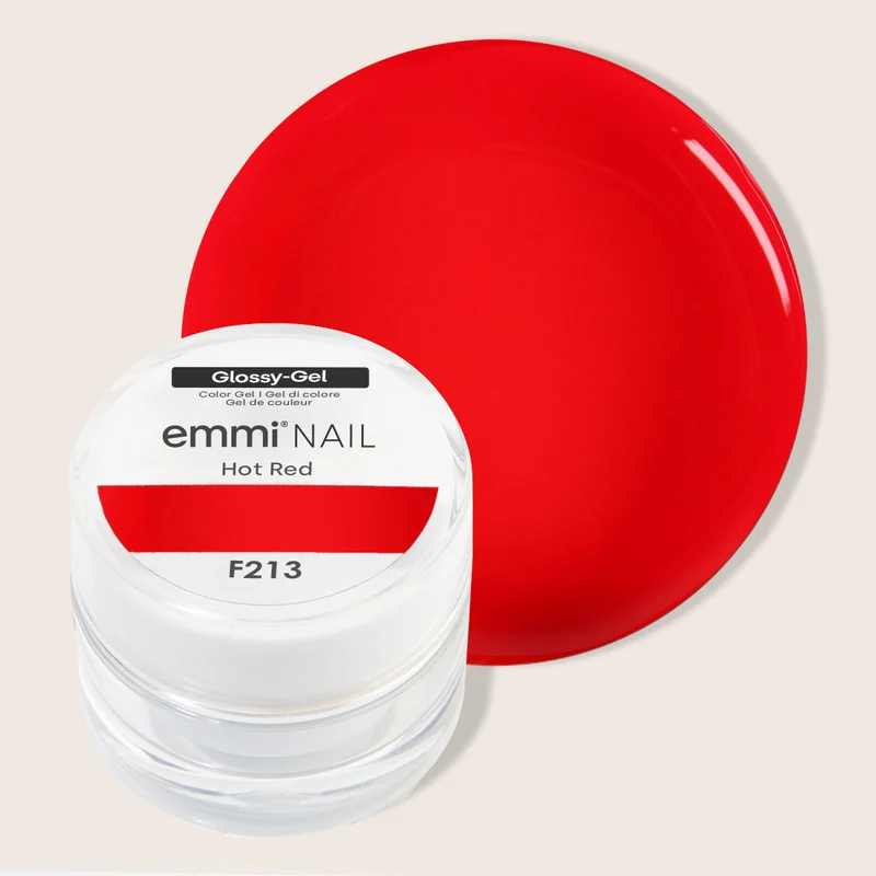 Glossy Farbgel Hot Red 5ml | F213