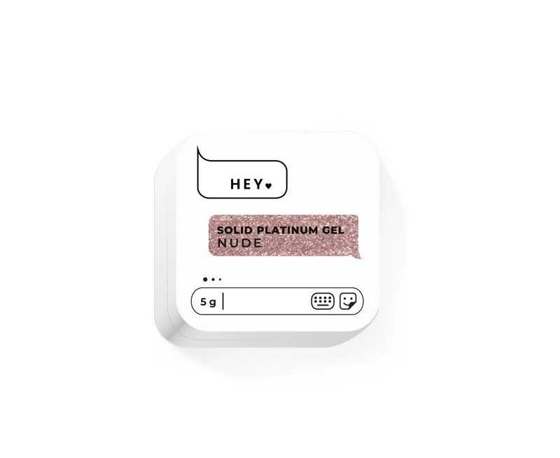 NUDE - Solid Platinum Art Gel 5g HEYLOVE