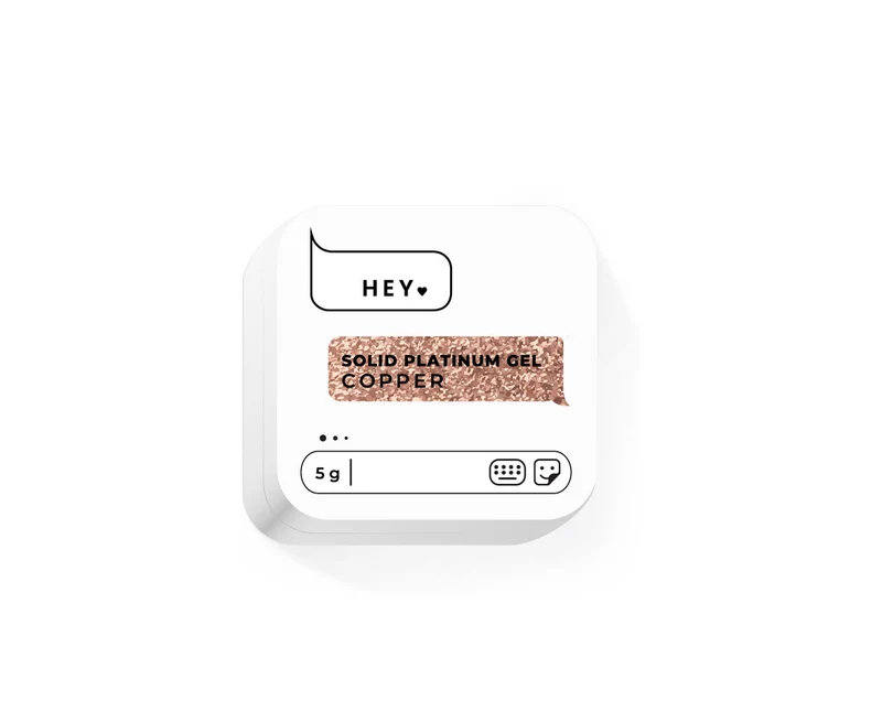 COPPER - Solid Platinum Art Gel 5g HEYLOVE