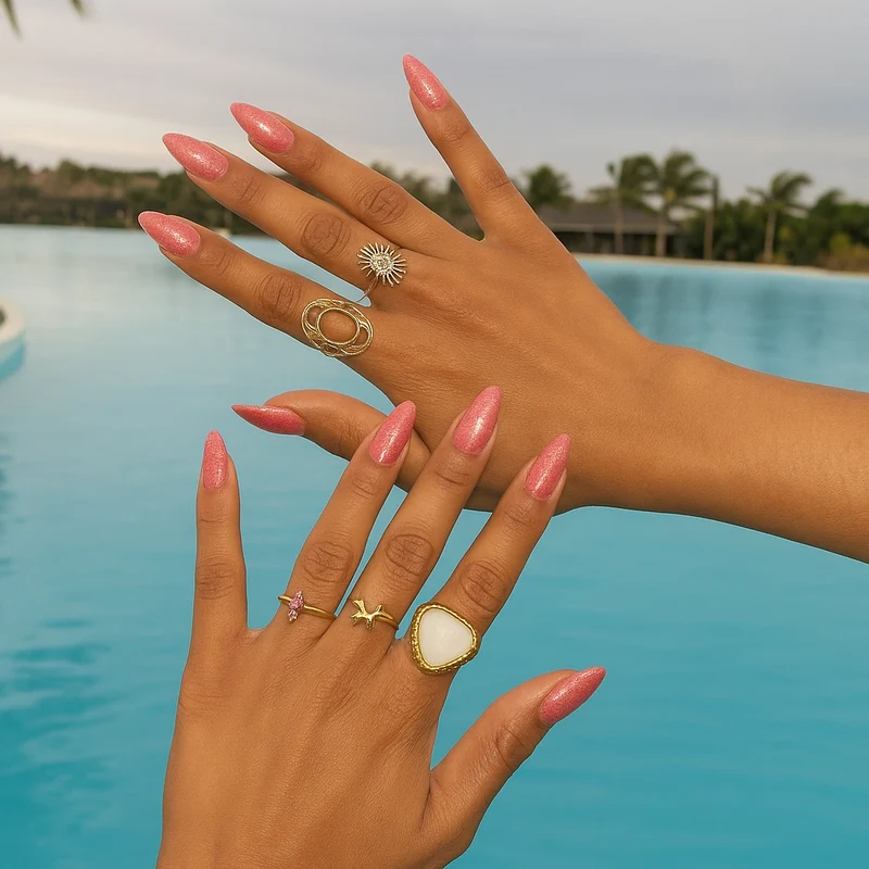 emmi Shellac UV-Lack Pearly Coral 15ml | L060