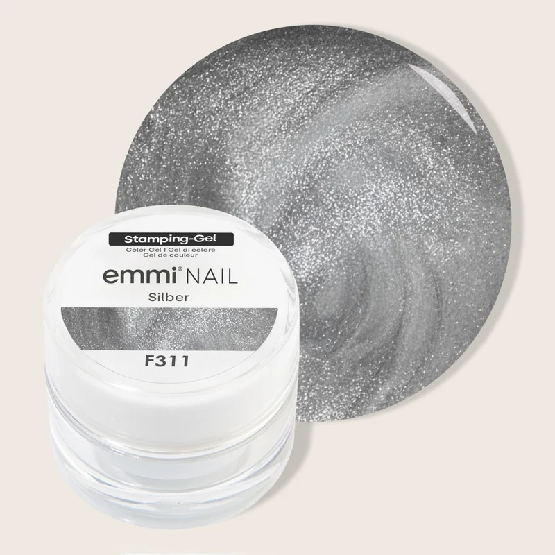 Stamping-/Painting-Gel silber 5ml