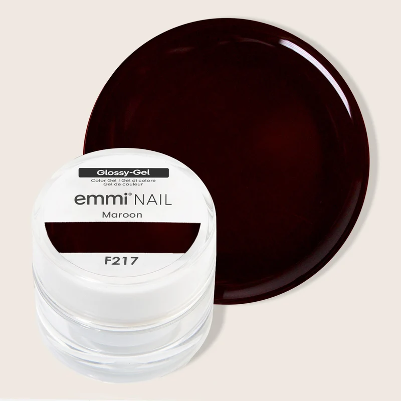 Glossy Farbgel Maroon 5ml | F217