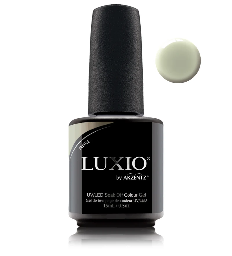 Luxio Pebble Green gel nail polish