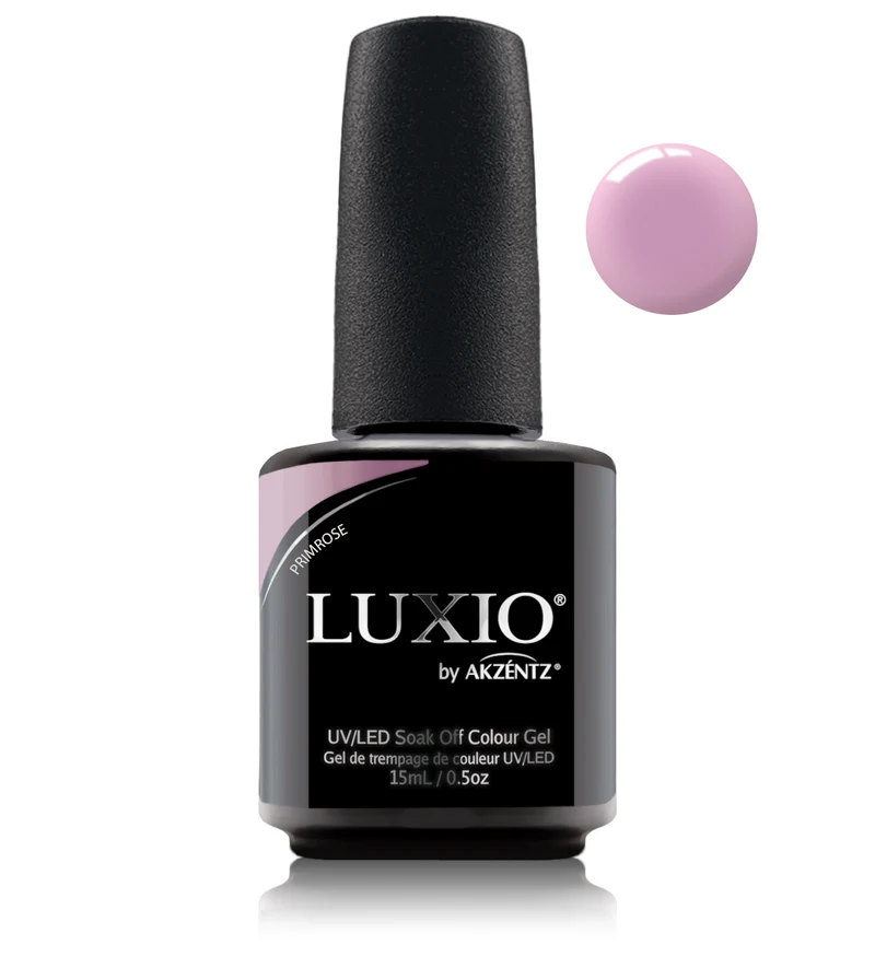 Luxio Primrose Pink gel nail polish