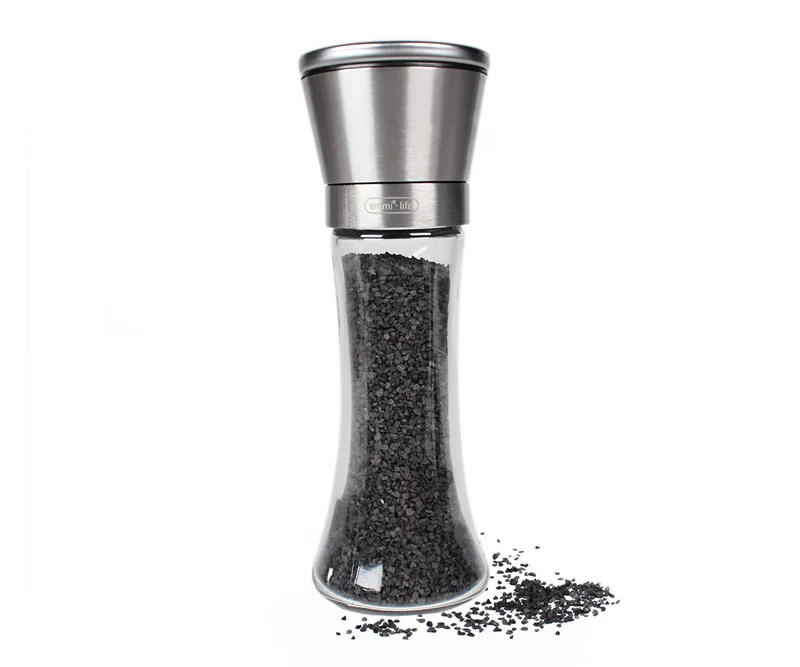 emmi-Life Schwarzsalz inkl. Salzmühle 180g