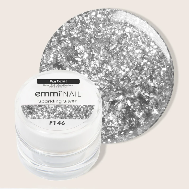 Farbgel Sparkling Silver 5ml | F146