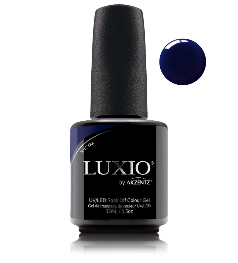 Luxio Spectra Navy blue gel nail polish