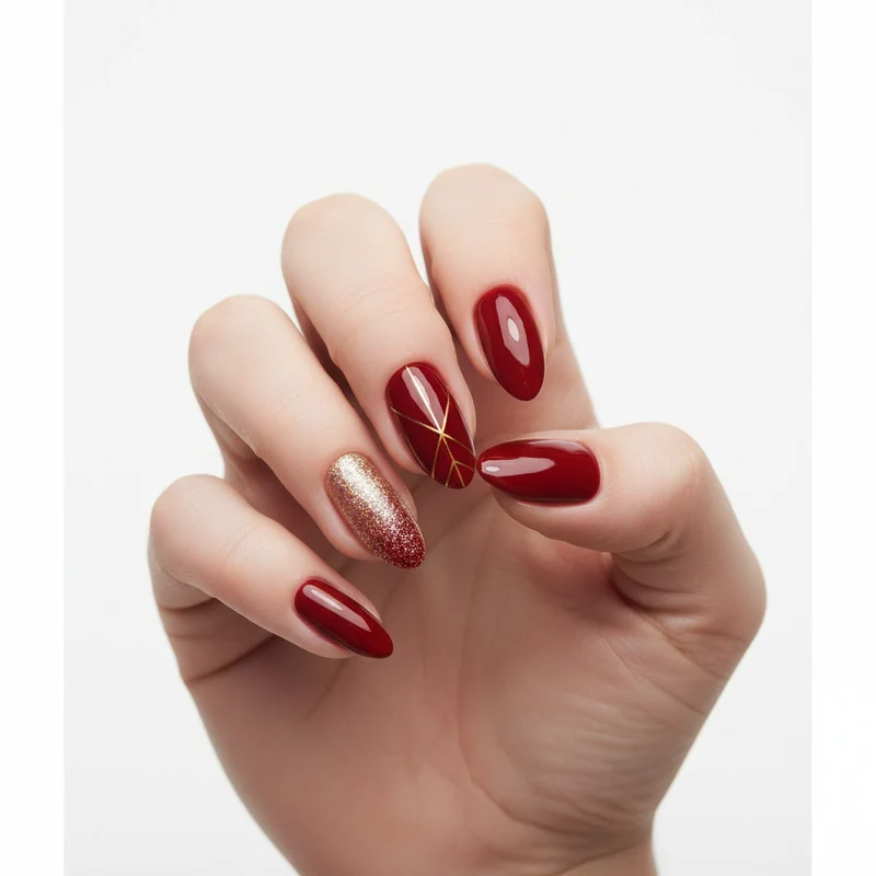 3-in-1 UV-Nagellack Quickie Red 7,5ml | L019