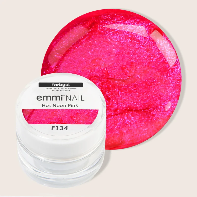 Farbgel Hot Neon Pink 5ml | F134