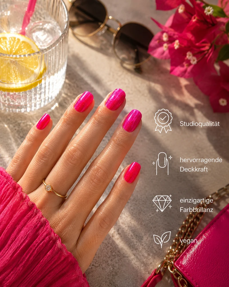 Farbgel Hot Neon Pink 5ml | F134