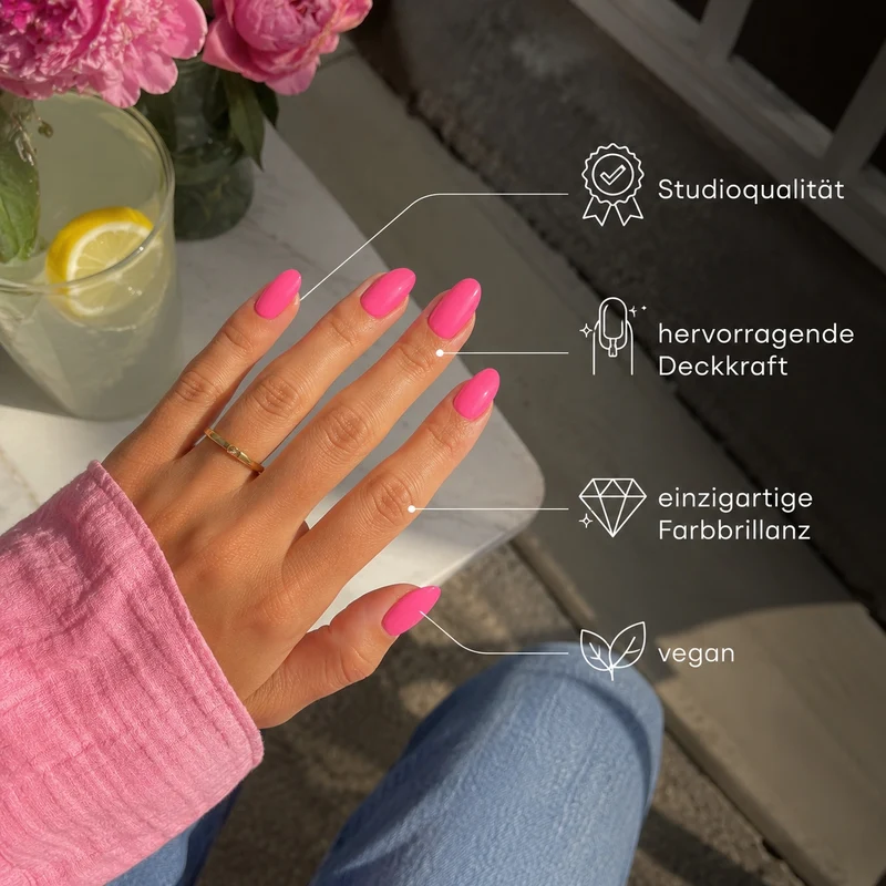 Farbgel Neon Fresh Pink 5ml | F114