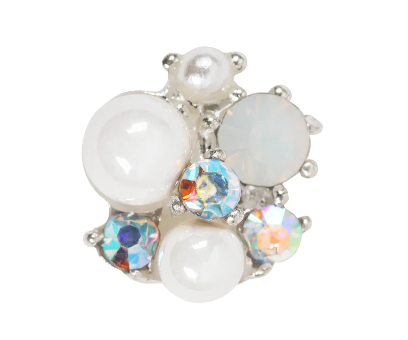 Nail Charm Brosche Perlen