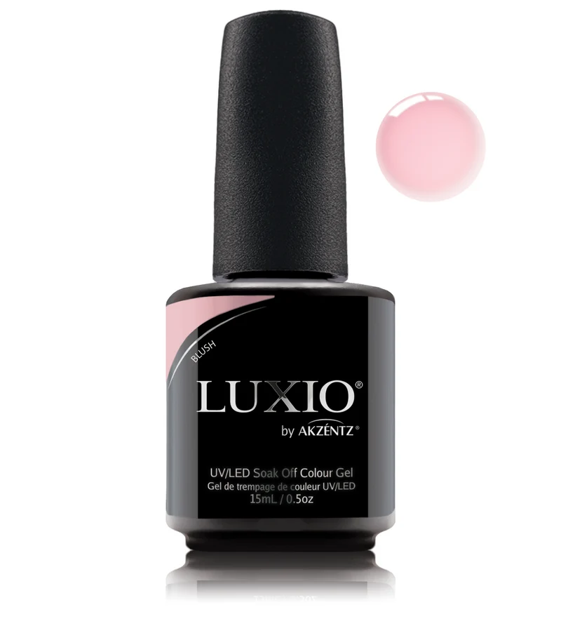 Luxio Blush Sheer Neutral Pink Gel nail polish