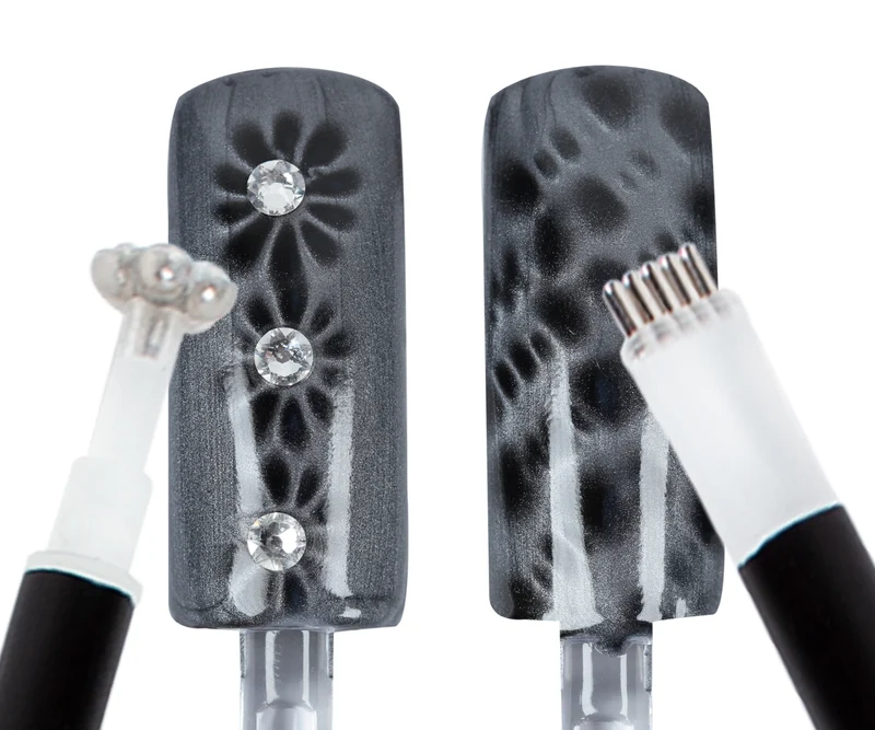 Cat-Eye Magnet Pen - Flower & Stripes