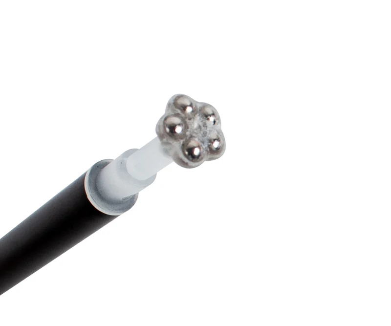 Cat-Eye Magnet Pen - Flower & Stripes
