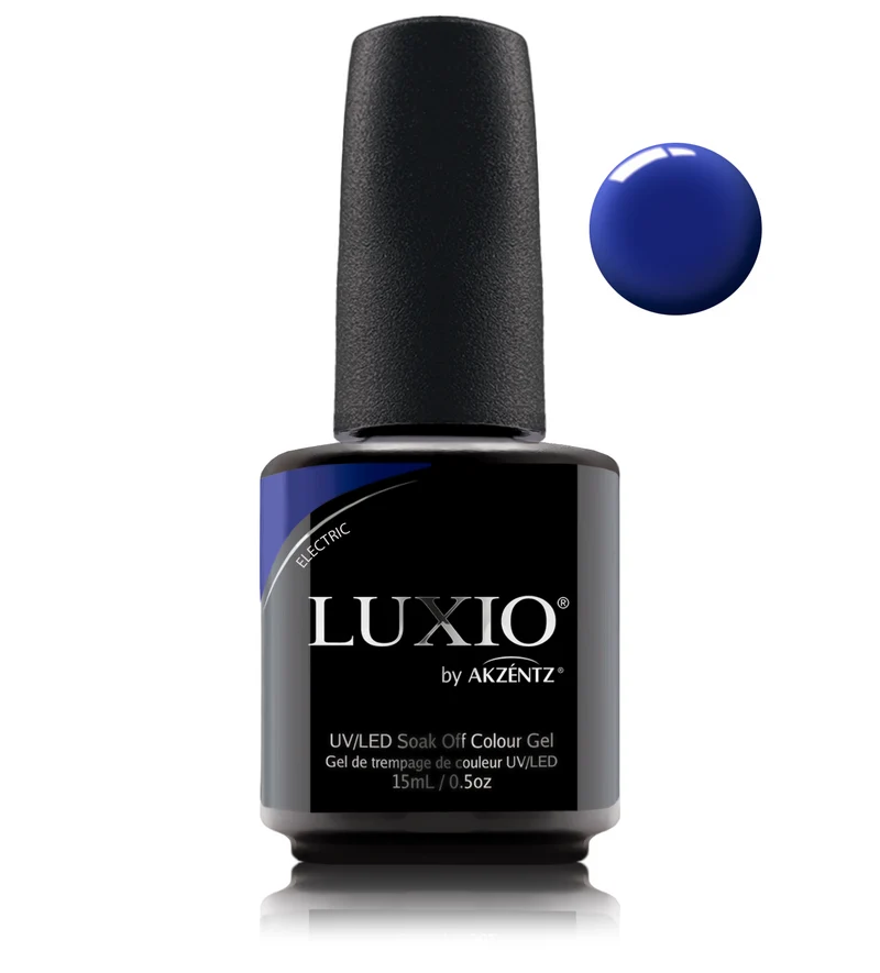 Luxio Electric Jelly blue gel nail polish