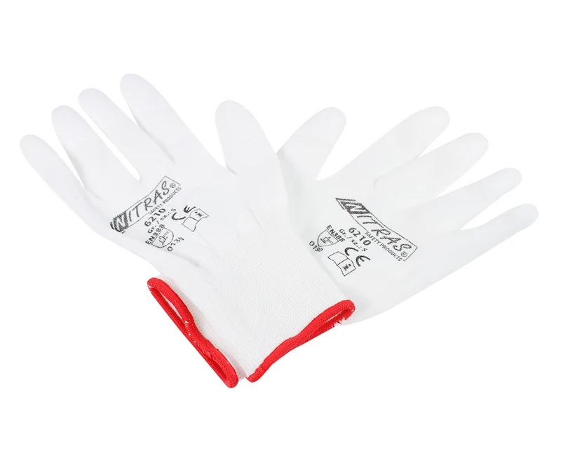 Nylonhandschuh Weiß Gr. S, 1 Paar