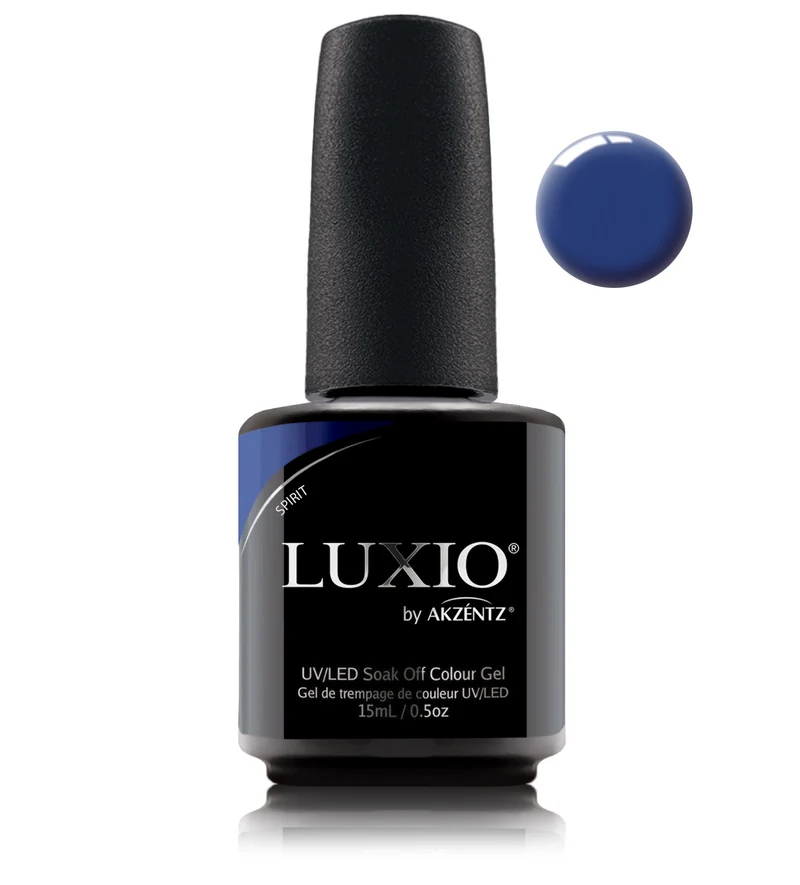 Luxio Spirit Deep Blue gel nail polish