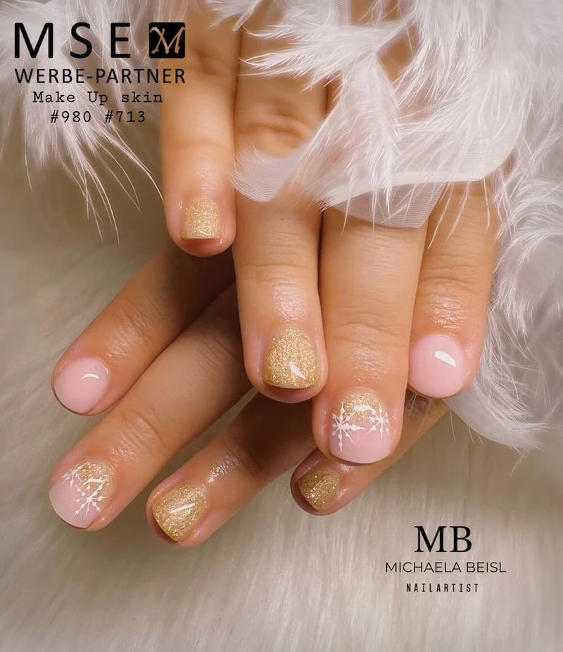 #713 Premium-GLITTER Color Gel 5ml Gold
