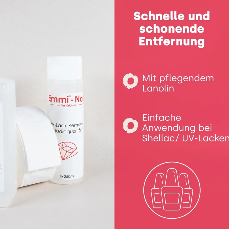 emmi Shellac UV-Lack Remover Studioqualität 500ml