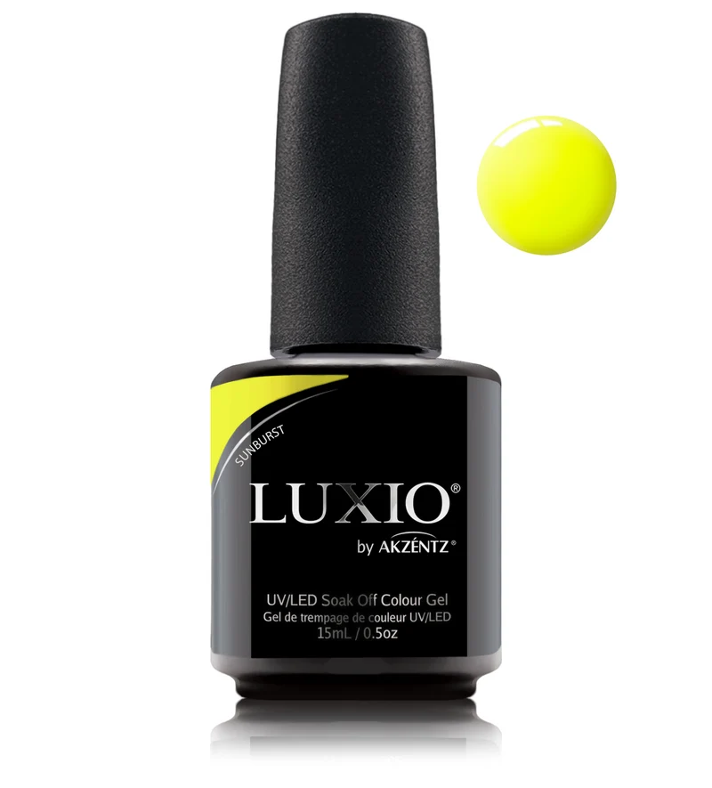 Luxio Sunburst (bright neon yellow) Gel nail polish
