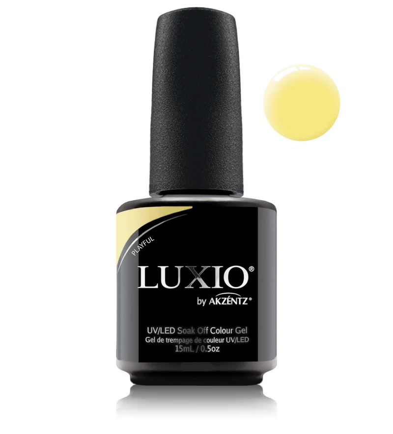 Luxio Playful Yellow Gel nail polish