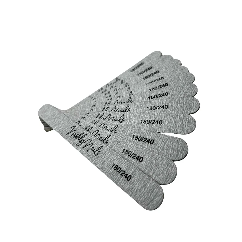 Straight nail files wood or foam center