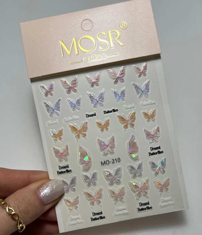 Aufkleber 3d Butterflies Nailart