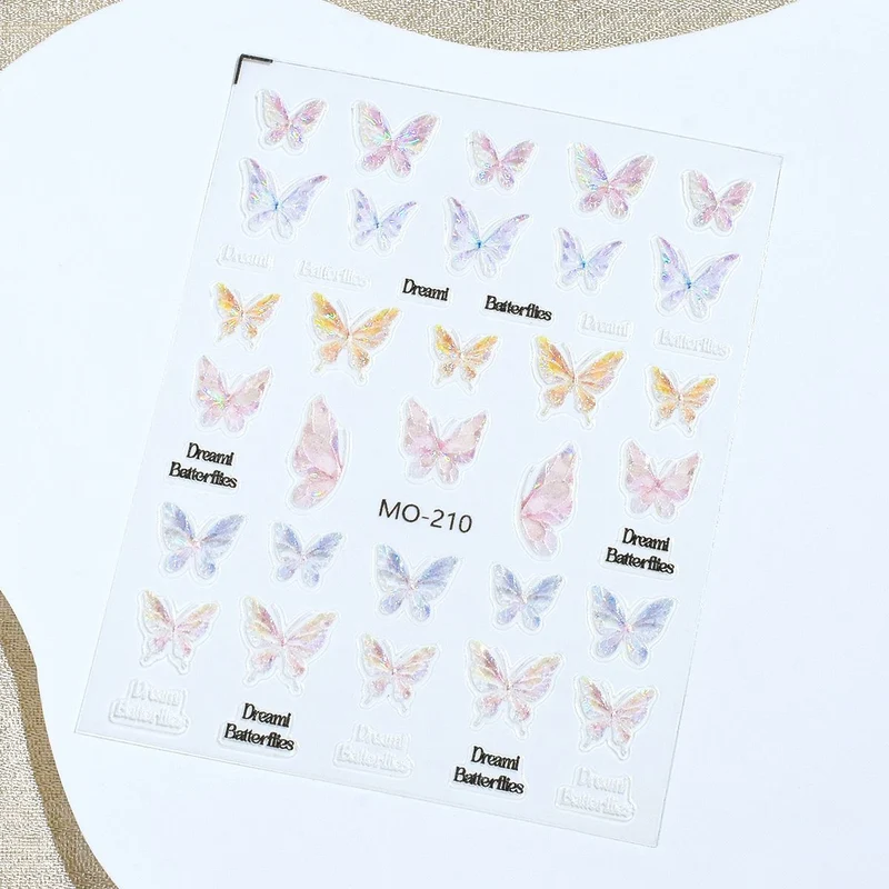 Aufkleber 3d Butterflies Nailart