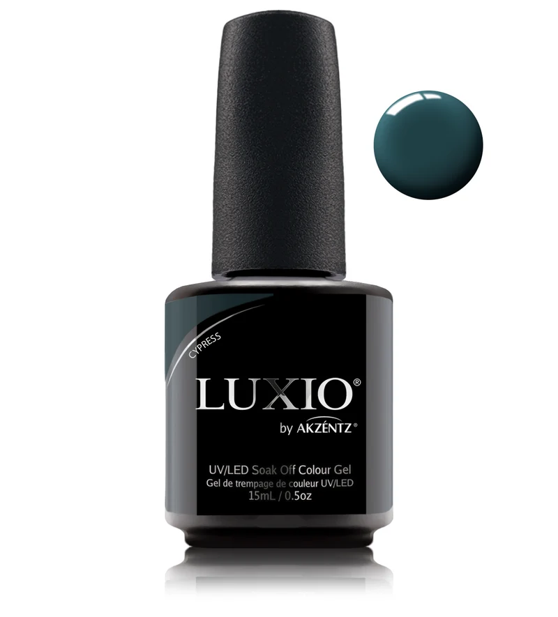 Luxio Cypress Blue gel nail polish