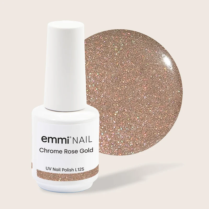 emmi Shellac UV-Lack Chrome Rose Gold 15ml | L125